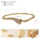 European and American niche hand accessories high -level light luxury vermiculite bracelet wedding dinner party jewelry inlaid diamond nail opening bracelet