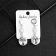 Quick selling luxury bride jewelry retro earrings horse -eyed rhinestone and alloy earrings color flowers crystal earrings female