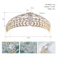 Bride's headdress high -end rhinestone gangsters, wedding dress jewelry, European and American new retro court style crown