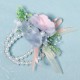 Korean wedding handmade wrist Hua Sen's wedding bridesmaid sister group Pearl hand flower flower small fresh simulation flower bracelet