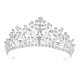 European and American wedding dresses accessories light luxury full drill crown exquisite inlaid embedded vermiculite eighteen adult gift crown