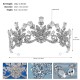 Bride's hair jewelry Wedding dress headwear simple ins luxury style versatile diamond crystal crown noble crown