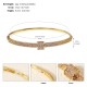 European and American niche hand accessories high -level light luxury vermiculite bracelet wedding dinner party jewelry inlaid diamond nail opening bracelet