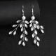 Amazon's new handmade rhinestone ear decoration trend daily versatile diamond hook high -level fashion long earrings