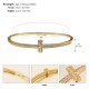 European and American niche hand accessories high -level light luxury vermiculite bracelet wedding dinner party jewelry inlaid diamond nail opening bracelet