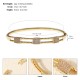 European and American niche hand accessories high -level light luxury vermiculite bracelet wedding dinner party jewelry inlaid diamond nail opening bracelet