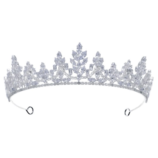 European and American new vermiculite bride Crown Birthday Dance Beauty Plicong Show Head Glot Luxury Squading Princess Crown