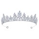 European and American new vermiculite bride Crown Birthday Dance Beauty Plicong Show Head Glot Luxury Squading Princess Crown