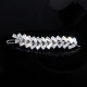 Korean hair accessories girl side clip metal bangs clip back head Elegant temperament rhinestone hair card vermiculite