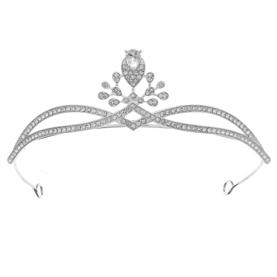 Korean -style bride headdress vermiculite Little Crown Princess birthday party performance jewelry high -end sensor union banded crown crown