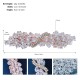 Japan and South Korea INS style simple hair accessories light luxury drill all -match hair clip bride dresses vinegar vermiculite spring clip