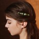 Japan and South Korea wild children's hairpin hairpin niche design sensor head jewelry color diamond hair card inspiration daily spring clip