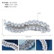 Japan and South Korea INS style simple hair accessories light luxury drill all -match hair clip bride dresses vinegar vermiculite spring clip