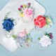 Western -style wedding jewelry simulation wrist flower sister group dress accessories pearl bro for the bride bridesmaid