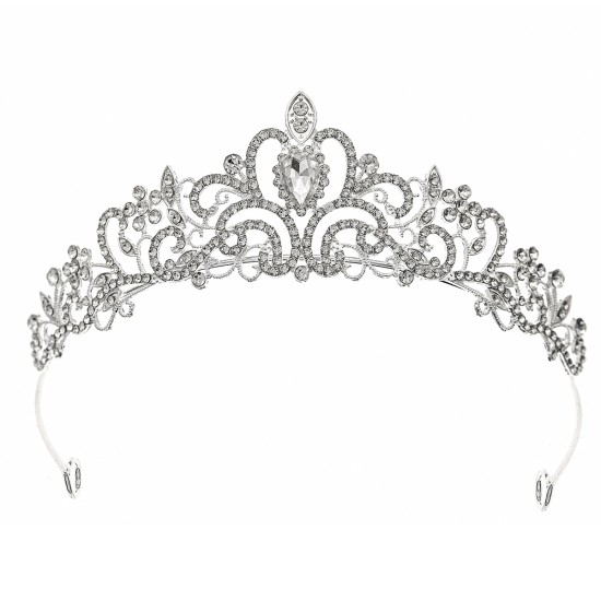 Bride's headdress Korean sweet wedding accessories Alloy rhinestone Princess Crown Crown photo jewelry luxury vermiculite crown