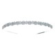 European and American design sensory hair decoration light luxury vermiculite hoop geometric versatile bride jewelry daily hair hoop