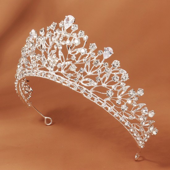 European and American wedding dresses accessories light luxury full drill crown exquisite inlaid embedded vermiculite eighteen adult gift crown