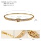 European and American niche hand accessories high -level light luxury vermiculite bracelet wedding dinner party jewelry inlaid diamond nail opening bracelet