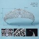 Bride's headdress high -end rhinestone gangsters, wedding dress jewelry, European and American new retro court style crown