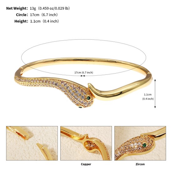 European and American niche hand accessories high -level light luxury vermiculite bracelet wedding dinner party jewelry inlaid diamond nail opening bracelet