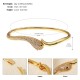 European and American niche hand accessories high -level light luxury vermiculite bracelet wedding dinner party jewelry inlaid diamond nail opening bracelet