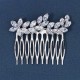 South Korean daily hair combing photography photo and makeup hair decoration high -level light luxury head jewelry vermiculite flower bride combing comb