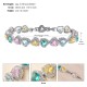 Korean new vermiculite bracelet female light luxury all -round jewelry INS high -level love four -leaf grass fine bracelet