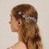 European and American light extravagant hair accessories crystal combo daily versatile flowers hair clip bride hair velvet hair comb sets