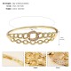 European and American cross -border fashion ladies bracelet high -level sensory versatile metal handyle light luxury rhinestone hollow opening bracelet women