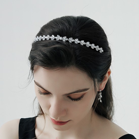 Japan and South Korea's temperament French retro style hair decoration versatile out of the card mesh net red headwear light luxury vermiculite fine hairband