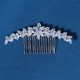 South Korean daily hair combing photography photo and makeup hair decoration high -level light luxury head jewelry vermiculite flower bride combing comb