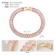 European and American new vermiculite bracelet light luxury niche jewelry high -end and versatile versatile decoration exquisite super glittering 锆 bracelet female