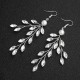 Amazon's new handmade rhinestone ear decoration trend daily versatile diamond hook high -level fashion long earrings