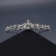 Japan and South Korea sweet bride wedding jewelry simple and exquisite hair hoop Luxury vermiculite crown birthday party dress headwear