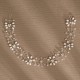 European and American bride headdress wholesale simplicity crystal pearl hair rhinestone hair decoration wedding dance