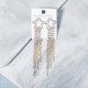 Daily minimalist earrings temperament long earrings irregular stars vermiculite earlings round earrings flow souasus earrings