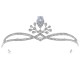 Korean new bride wedding hair accessories retro Baroque banquet performed head crown lightly full of diamonds and stone crown