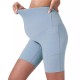 Amazon European and American new pregnant women sports lifting buttocks yoga pants fitness running shorts belly support yj576