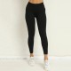 European and American new models without embarrassing line of peach hip fitness pants v waist hip tight sports trousers