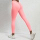 European and American new models without embarrassing line of peach hip fitness pants v waist hip tight sports trousers