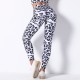 INS cross -border digital printed air -breathable floral yoga pants female high -waisted high elastic sports running fitness pants yj970