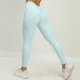 European and American new models without embarrassing line of peach hip fitness pants v waist hip tight sports trousers