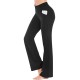 Wear wide -leg pocket leisure sports high -waisted yoga sports Yiwu base pants female pants yj322