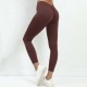 European and American new models without embarrassing line of peach hip fitness pants v waist hip tight sports trousers