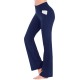 Wear wide -leg pocket leisure sports high -waisted yoga sports Yiwu base pants female pants yj322