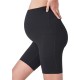 Amazon European and American new pregnant women sports lifting buttocks yoga pants fitness running shorts belly support yj576