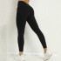 European and American new models without embarrassing line of peach hip fitness pants v waist hip tight sports trousers