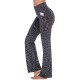 Wear wide -leg pocket leisure sports high -waisted yoga sports Yiwu base pants female pants yj322