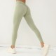 European and American new models without embarrassing line of peach hip fitness pants v waist hip tight sports trousers