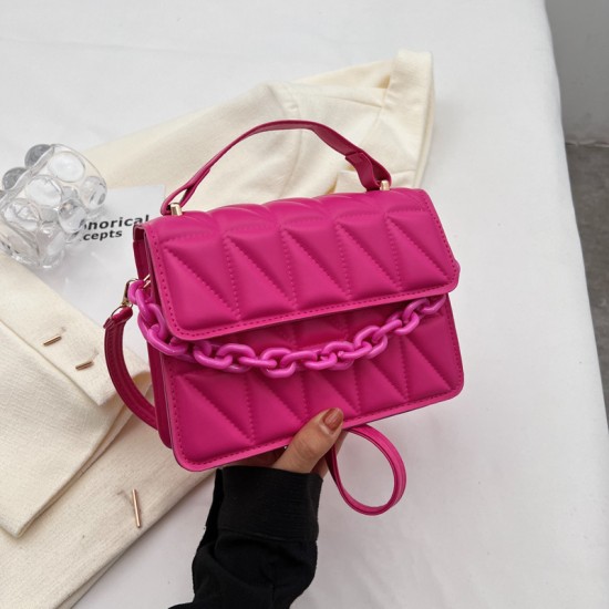 2024 new fashion trend retro handbags, small square bag chain bag, shoulder mesengers, cross -border women's bag